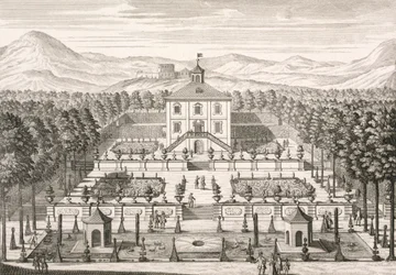 Huis en tuin, 1715