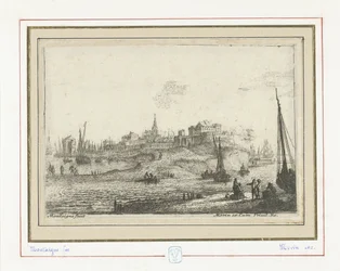 Stad op schiereiland
