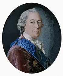 Portret van graaf Mikhail Illarionovich Vorontsov 1714-1767, 1755