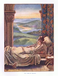 De luchten van de Hemel, illustratie uit Lady Anns Sprookjes, 1914