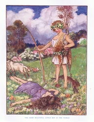 Het mooiste jongetje ter wereld, illustratie uit Lady Anns Sprookjes, 1914