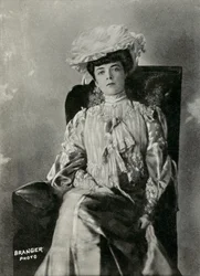 Portret van Madame Alice Roosevelt Longworth (foto)