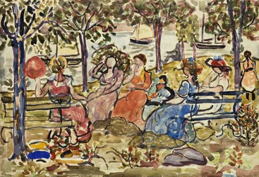 Middag in het park