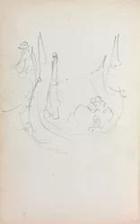 Italiaans schetsboek: Gondel pagina 35