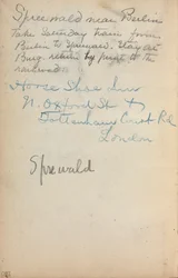 Italiaans schetsboek: Aantekeningen pagina 260, 1898-1899