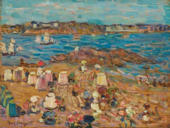 Studie van Malo: De rand van de zee