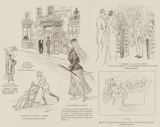 Illustratie voor La Vie De Londres door Mars