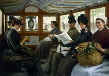 In een omnibus, 1885