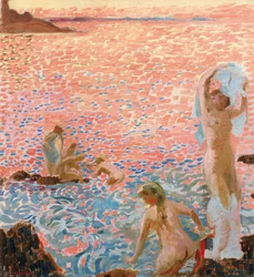 Baden bij Schemering Baigneuses au Crépuscule, 1912
