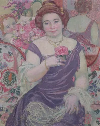 Marthe met een roos, 1909