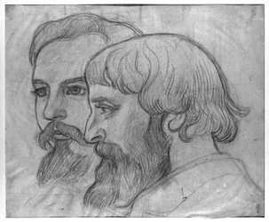 Paul Serusier en Maurice Denis, studie voor 