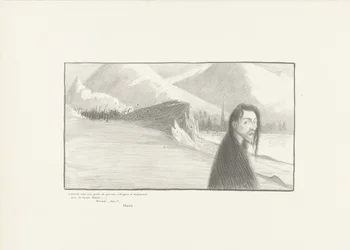 Hoofdpersonage Brand uit gelijknamig toneelstuk van Hendrik Ibsen wordt door bewoners gestenigd en uit dorp gejaagd