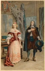 Corneille schrijft Pulcherie (illustratie)