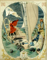 Geschiedenis van Frankrijk: Allegorische voorstelling van kardinaal Richelieu (Armand Jean du Plessis)