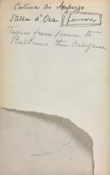 Italiaans schetsboek: Aantekeningen (pagina 3)