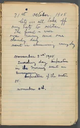Schetsboek, pagina 005: Aantekeningen