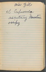 Schetsboek, pagina 077: Aantekeningen