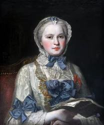 Portret van prinses Maria Josepha van Saksen