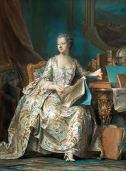 Portret van de markiezin de Pompadour 1721-1764
