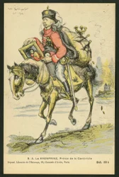 Ansichtkaart, Satirisch in kleuren