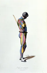 Harlekijn in 1858. Maurice Sand 