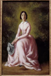 Portret van de zangeres Pauline Viardot (1821-1910)