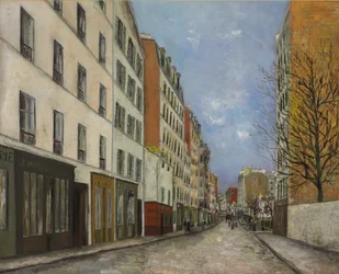 Marcadet Street, Montmartre; De Marcadetstraat in Montmartre, ca. 1910-1912 (olieverf op doek)