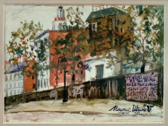 Straat op Montmartre