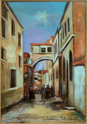 Straat in Villefranche