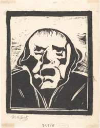 Figuur met geopende mond
