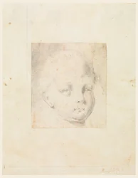 Tekening, Studie: Hoofd van een jongen, 1810-34