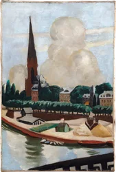 Oever van de Main en kerk