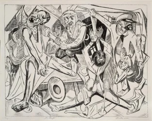 De nacht (blad 7 uit: „De hel“)
