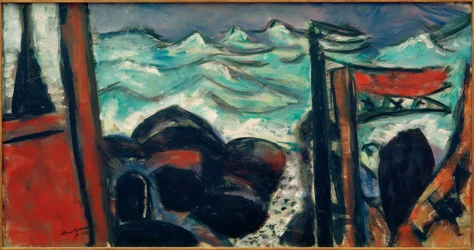 Kleine stormachtige Zee