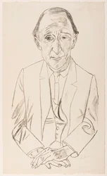 Portret van de componist Frederick Delius
