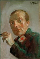 Zelfportret als verpleger