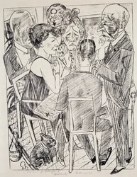 De teleurgestelde I, door Max Beckmann