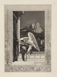 Amor komt eraan (Amor en Psyche, Opus V, blad 12)