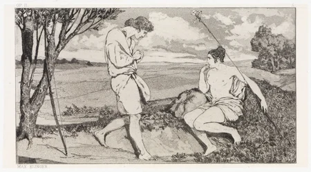 Apollo en Daphne I (Reddingen van Ovidiaanse slachtoffers, Opus II, blad 10)