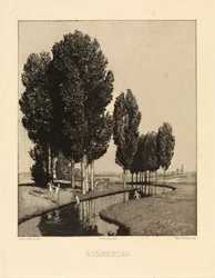 Zomerdag (naar Arnold Böcklin)