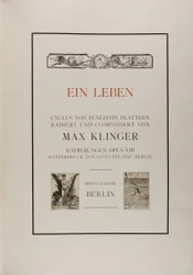 Titelpagina: Een leven