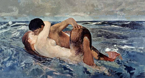 Triton en zeemeermin