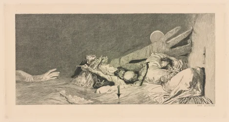 Angsten, uit de serie Ein Handschuh