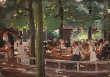 Biergarten in Laren, studie, 1903