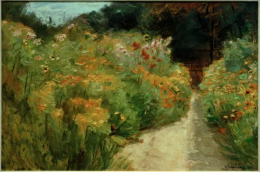 Bloemenstruiken in de Wannseetuin