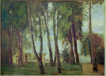 De tuin van de kunstenaar in Berlijn-Wannsee
