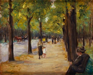 In de Tiergarten, Berlijn
