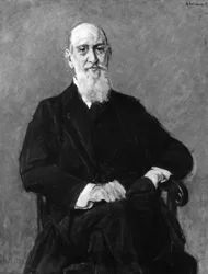 James Israel, portret, geschilderd door M. Liebermann
