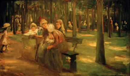 Kindermeisjes en kinderjuffen in het Tiergarten