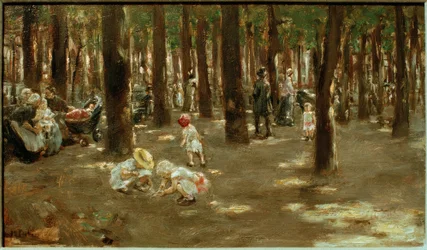 Speeltuin in de Tiergarten in Berlijn